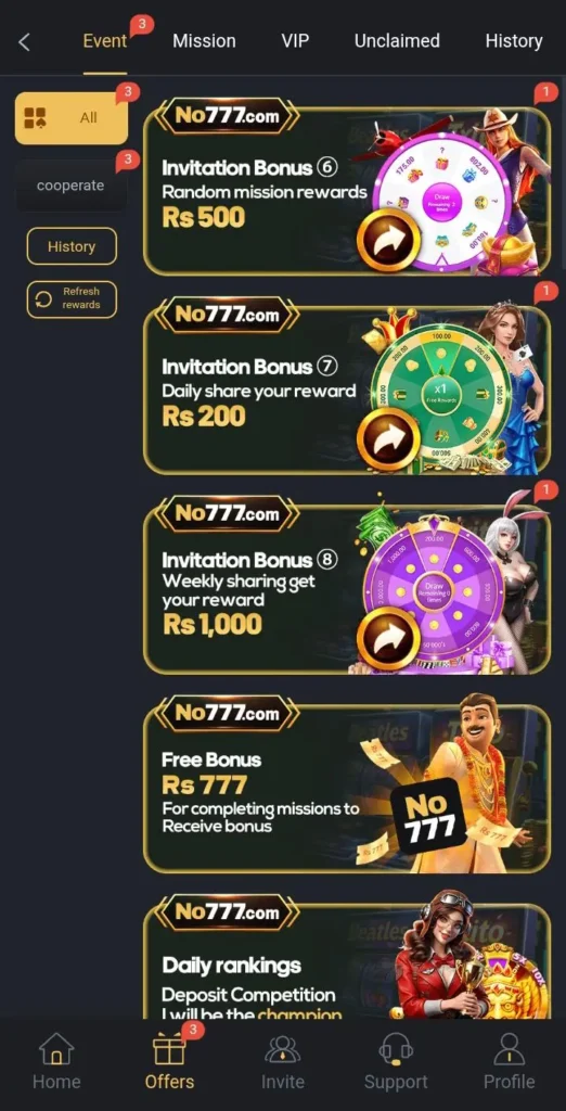 NO777 Game